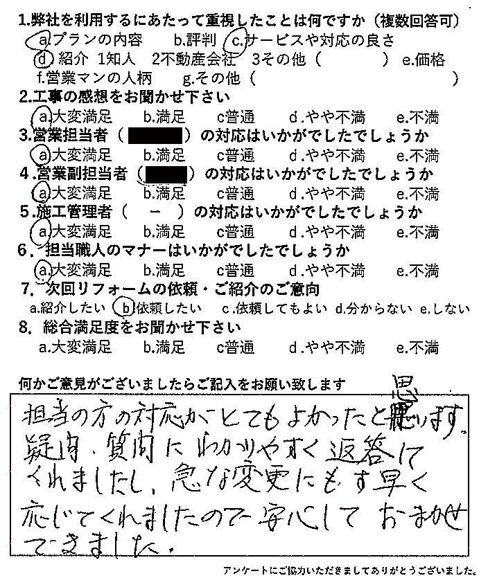 2023年お客様の声★12月のお客様の声を公開しました｜画像01