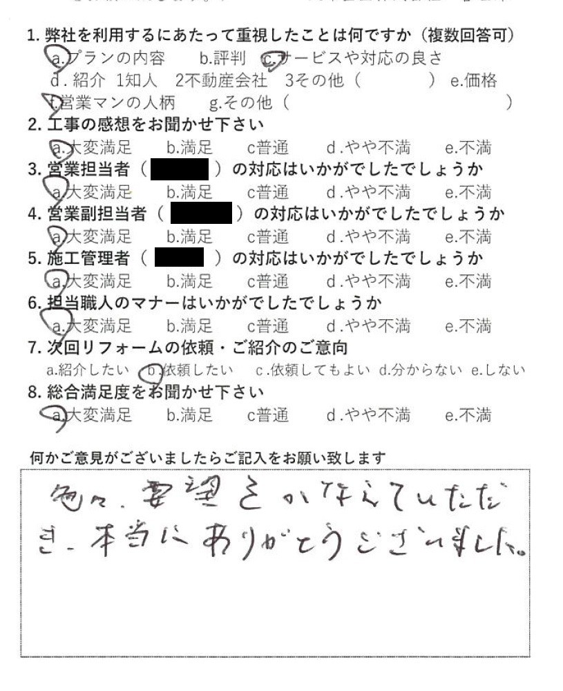2024年お客様の声★12月お客様の声を公開しました｜画像01